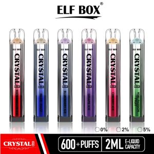 Wholesale Elf box 600 Puffs Disposable Vape